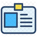 Id Card Businessman Project Icon