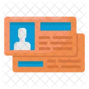 Business Card Id Icon