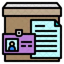 Id Card File Paper Icon