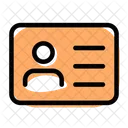 Id Card Interface Icon