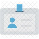 Identity Card Employee Card Student Card Icon