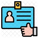 Id Card Indentity User Icon