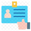 Id Card Indentity User Icon