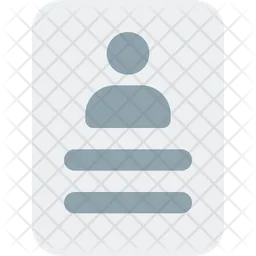 Id Card  Icon