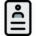 Id Card  Icon
