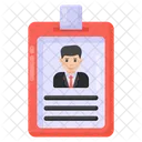 Employee Pass Identity Card Id Card Icon