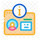 Id Card User Id Information Icon