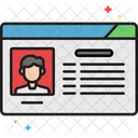 Id Card Identity Card Identification Icon