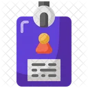 Id Card Pass Business Icon