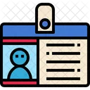 Id Card Employee Security Icon