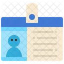 Id Card Employee Security Icon