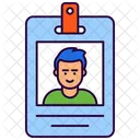 Volunteer Card Id Badge Identity Card Icon