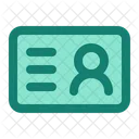 Id Card Identity Identification Icon