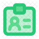 Id Card Pass Business Icon