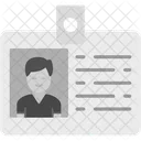 Id Card Badge Document Icon
