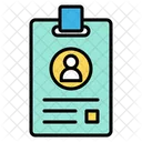 Id Card Member Pass Icon