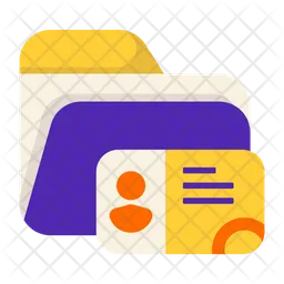 Id Card Folder  Icon