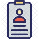 Id Card Identity Card Employee Card Icon