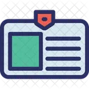 Id Card Identity Card Employee Card Icon