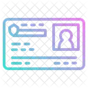 Identity Card Passport Icon
