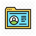 Employee Cv Web Icône