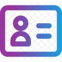 Id Card Driving License Identification Icon