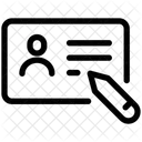 Editar identificación  Icono