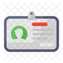 Identificacion De Empleado Tarjeta De Empleado Tarjeta De Identificacion Icono
