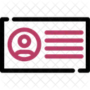 Id Card Identification Icon