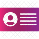 Id Card Identification Icon