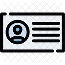 Id Card Identification Icon