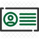 Id Card Identification Icon