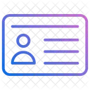 Id Card Identity Icon