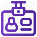 Id Card Person Icon