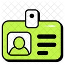 Identificación de identificación  Icono