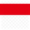 Id Indonesia Banderas Iso Icono