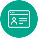 Identificacao Identidade Funcionario Icon