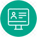 Identificacao Identidade Funcionario Icon