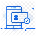 Id Verification Id Authentication Verified Identification Icon