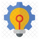 Idea Bulb Management Icon