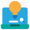 Idea Bulb Search Icon