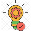 Idea Background Lamp Icon