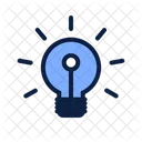 Lightbuld Idea Brainstorm Icon