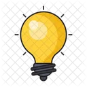 Idea Lamp Solution Icon