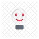 Idea Light Smiley Icon