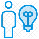 Idea Person Creativity Icon