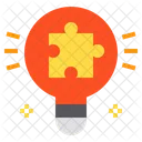 Jigsaw Lamp Idea Icon