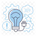 Idea Lightbulb Thinking Icon