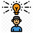Idea Light Bulb Creativity Icon