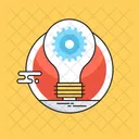 Idea Develop Cogwheel Icon